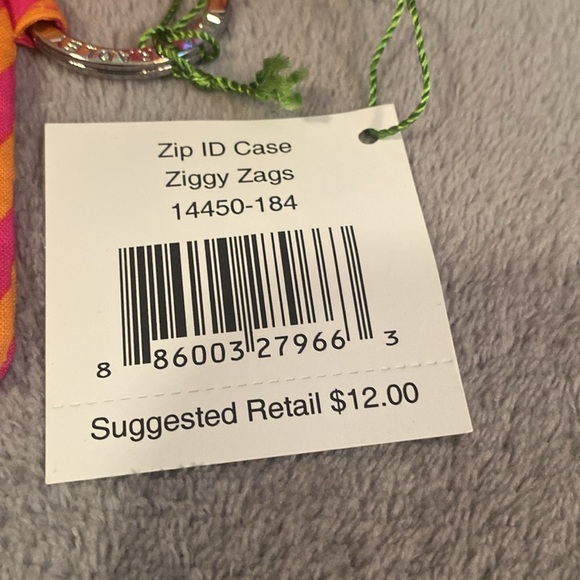 🩷🧡VERA BRADLEY🩷🧡Little Hipster & Zip ID Case in Zippy Zags/NWT - Picture 3 of 8